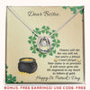 Lucky in Love Necklace saint Patrick gift.See the Bonus Below