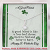 Alluring neclace saint patrick gift