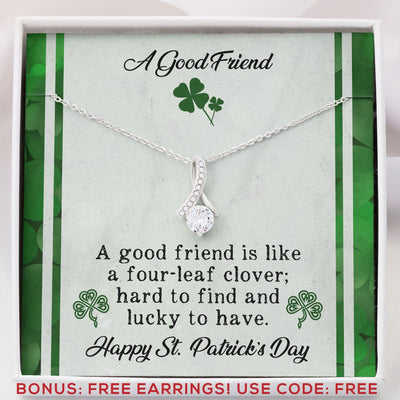 Alluring neclace saint patrick gift