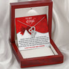 "To My Wife" Double Heart Necklace-004