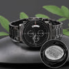 You Are My Husband, Engraved Design Black Chronograph Watch