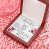 The Very Best Gift for Your Flower Girls on Your Wedding Day-14k white Forever Love Necklace