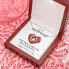 To My Girlfriend, 14K white Forever Love Necklace