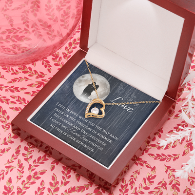 To My Love, 14K white Forever Love Necklace