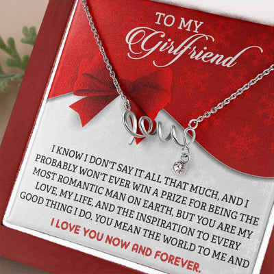 "To My Girlfriend" Scripted Love Necklace-014