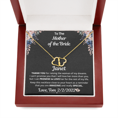 To The Mother Of The Bride, 10K solid yellow gold  Everlasting Love