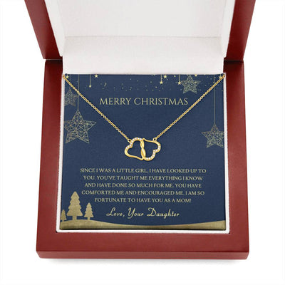 Merry Christmas, 10K solid yellow gold Everlasting Love