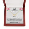 To The Mother Of The Groom, 10K solid yellow gold Everlasting Love