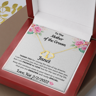 To The Mother Of The Groom, 10K solid yellow gold Everlasting Love