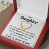 Dear Daughter, 10K solid yellow gold Everlasting Love Necklace