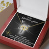 To My Spiritual Mom, 10K Solid Yellow Gold Everlasting Love Necklace