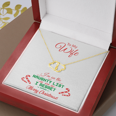 To My Wife, 10K solid yellow gold  Everlasting Love-Dirty Christmas