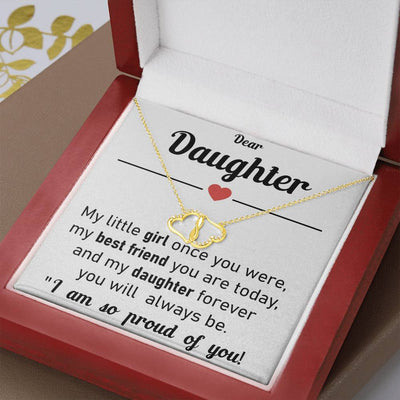 Dear Daughter, 10K solid yellow gold Everlasting Love