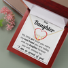 Dear Daughter, 10K solid yellow gold Everlasting Love Necklace