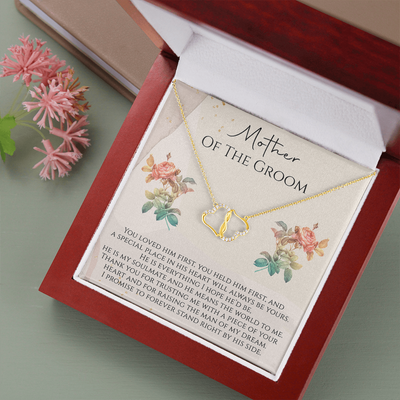 Mother Of The Groom 10K solid yellow gold Everlasting Love