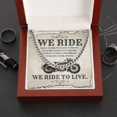 we ride to live