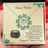 Lucky in Love Necklace saint Patrick gift.See the Bonus Below