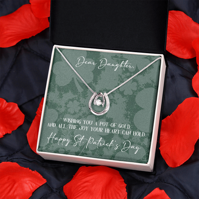Lucky in Love Necklace saint Patrick gift