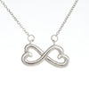 "To My Girlfriend" Infinity Hearts Necklace-011