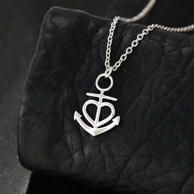Luxury  Anchor Necklace,Life is one Sweet Ride