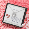 Love Letters, 14K white Forever Love Necklace