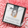 Happy Valentine's Day,14K white Forever Love Necklace