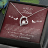 To The #1 Mom, 14k White Forever Love Necklace