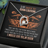 To My Smokin' Hot Riding Girlfriend, 14K white Forever Love Necklace
