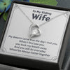 "To My Riding Wife" Forever Love Necklace-505
