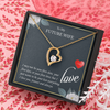 To My Future Wife, 14k White Forever Love Necklace