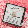 To My wife Forever Love  Necklace-006