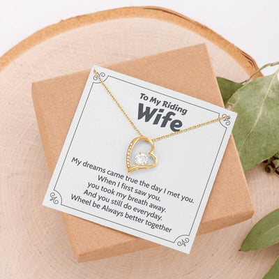 "To My Riding Wife" Forever Love Necklace-505