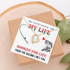 To The Catch Of My life , 14k White Forever Love Necklace