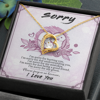 Sorry,  14K white Forever Love Necklace