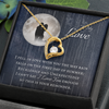 To My Love, 14K white Forever Love Necklace