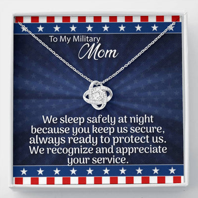 "To My Military Mom" Love Knot-24