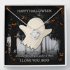 "Happy Halloween" Love Knot-5