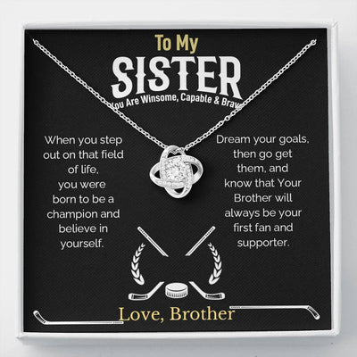 "To My Sister" Love Knot-010