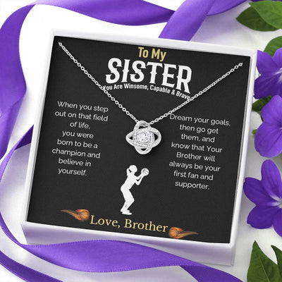 "To My Sister" Love Knot-007