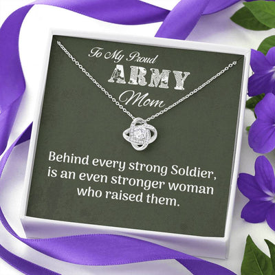 "To My Proud Army Mom" Love Knot-2