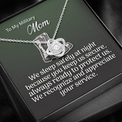 "To My Military Mom" Love Knot-31