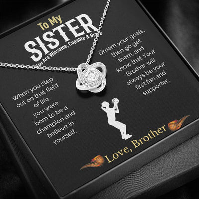 "To My Sister" Love Knot-007