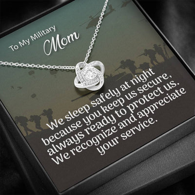 "To My Military Mom" Love Knot-27