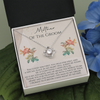 Mother Of The Groom, 14K white Love Knot Necklace