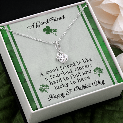 Alluring neclace saint patrick gift