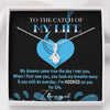 To The Catch of My Life - Love Of My Life, 14k White ALLURING BEAUTY Necklace