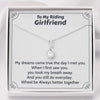 "To My Riding Girlfriend"Alluring Beauty Necklace-507