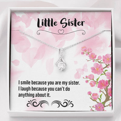 Little Sister,14k white Alluring Beauty Necklace