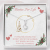 Besties For Life, 14K white ALLURING BEAUTY Necklace