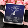 To My Favorite Sagittarius, 14k white ALLURING BEAUTY necklace